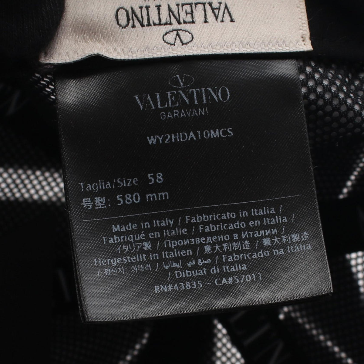 ヴァレンティノガラヴァーニ VLTN Times ナイロンキャップ