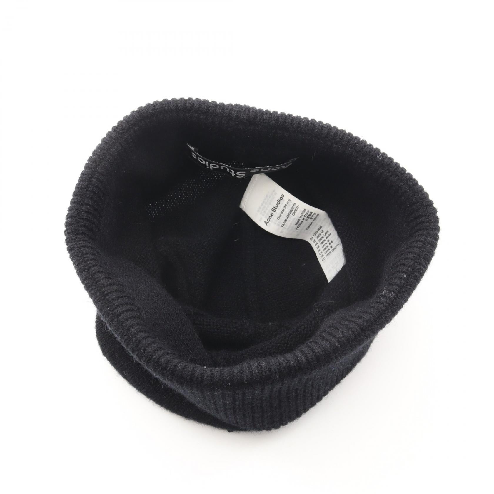 アクネストゥディオズ MICRO FACE PATCH BEANIE ウールニットキャップ