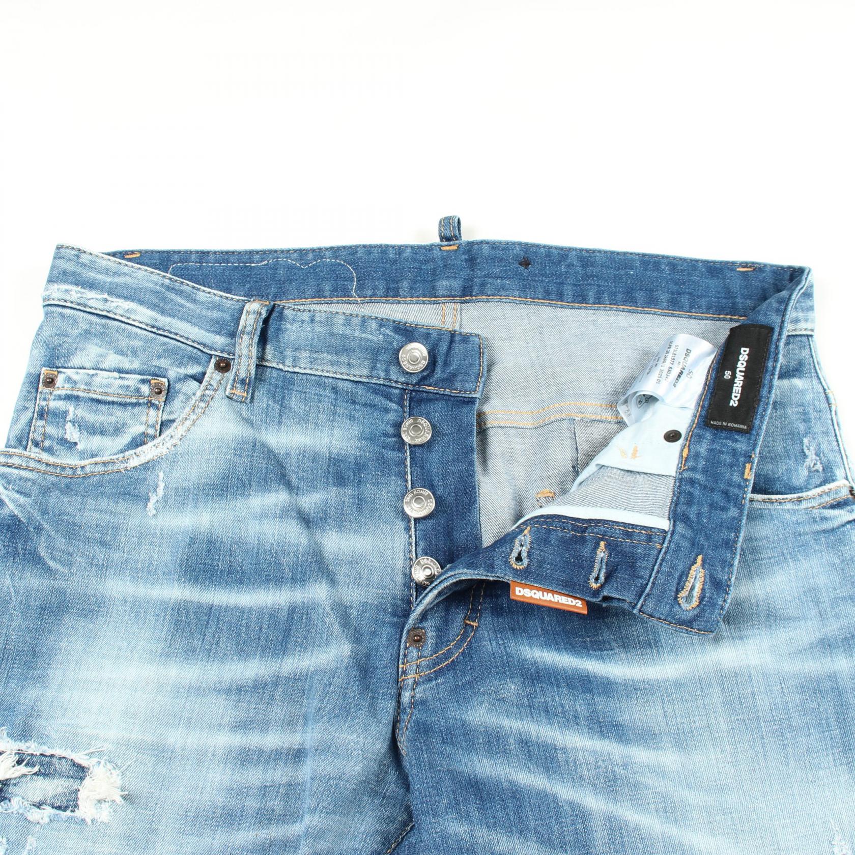 ディースクエアード SKATER JEAN コットンデニムパンツ