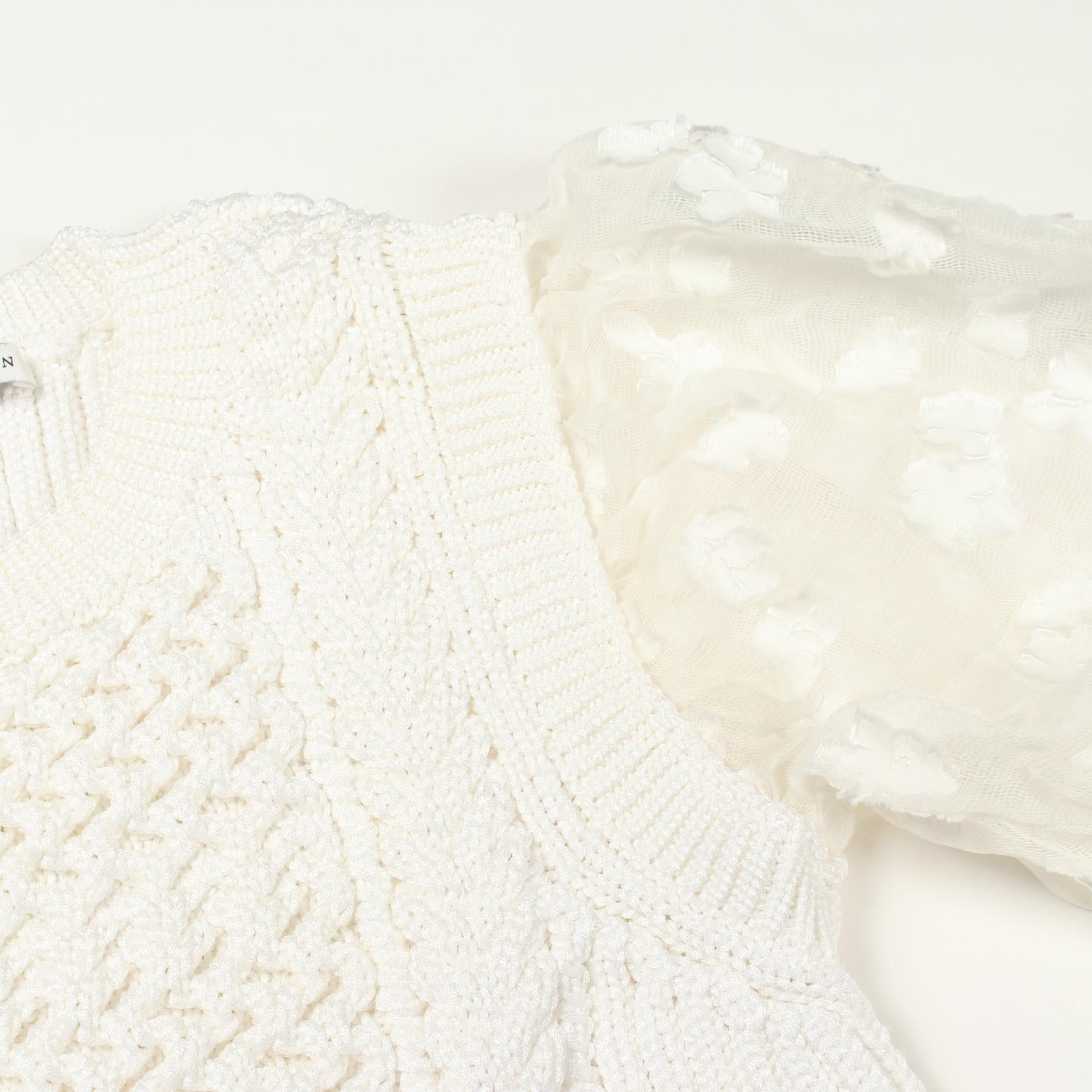 セシリーバンセン FAYE TOP ナイロンニットトップス