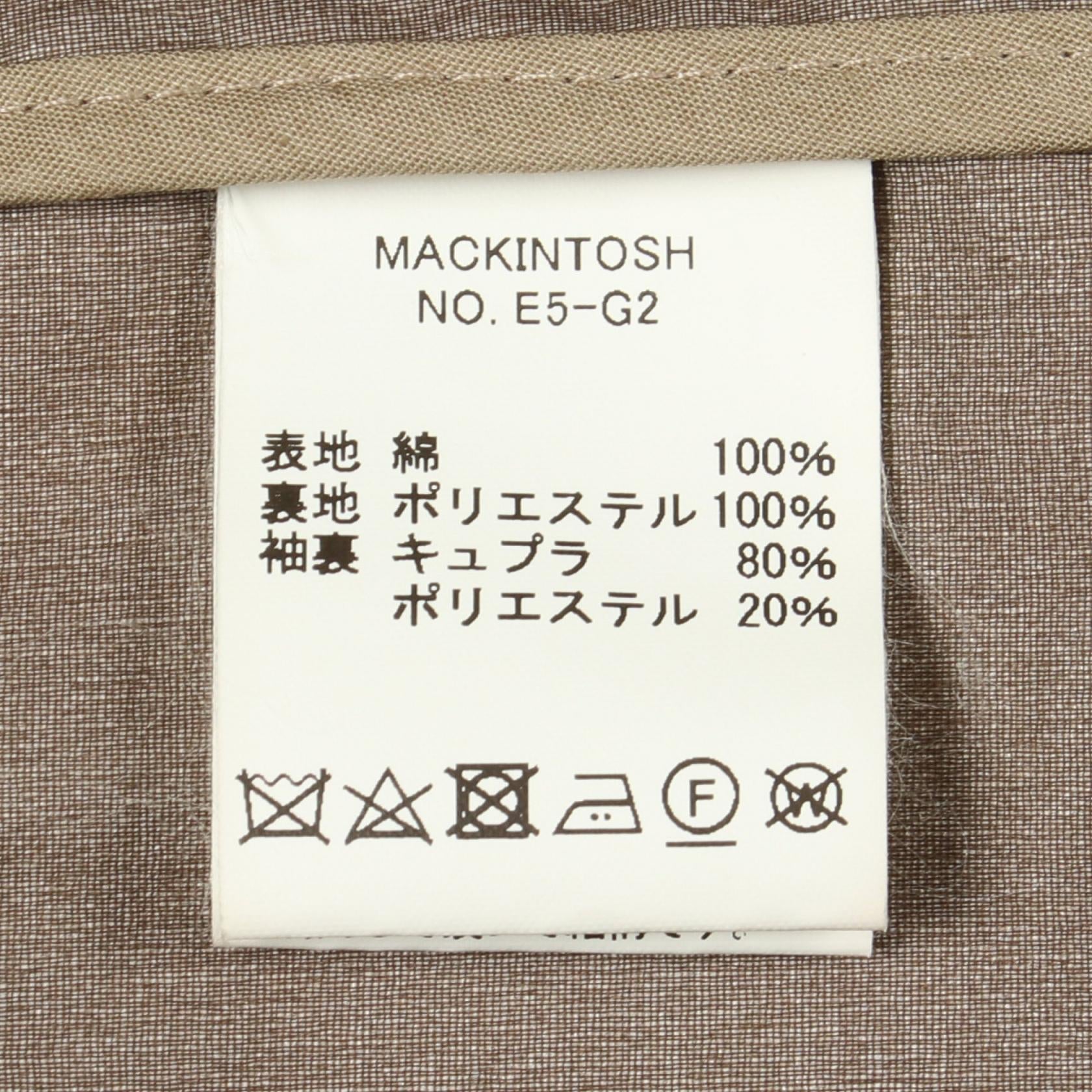 マッキントッシュ コットンコート