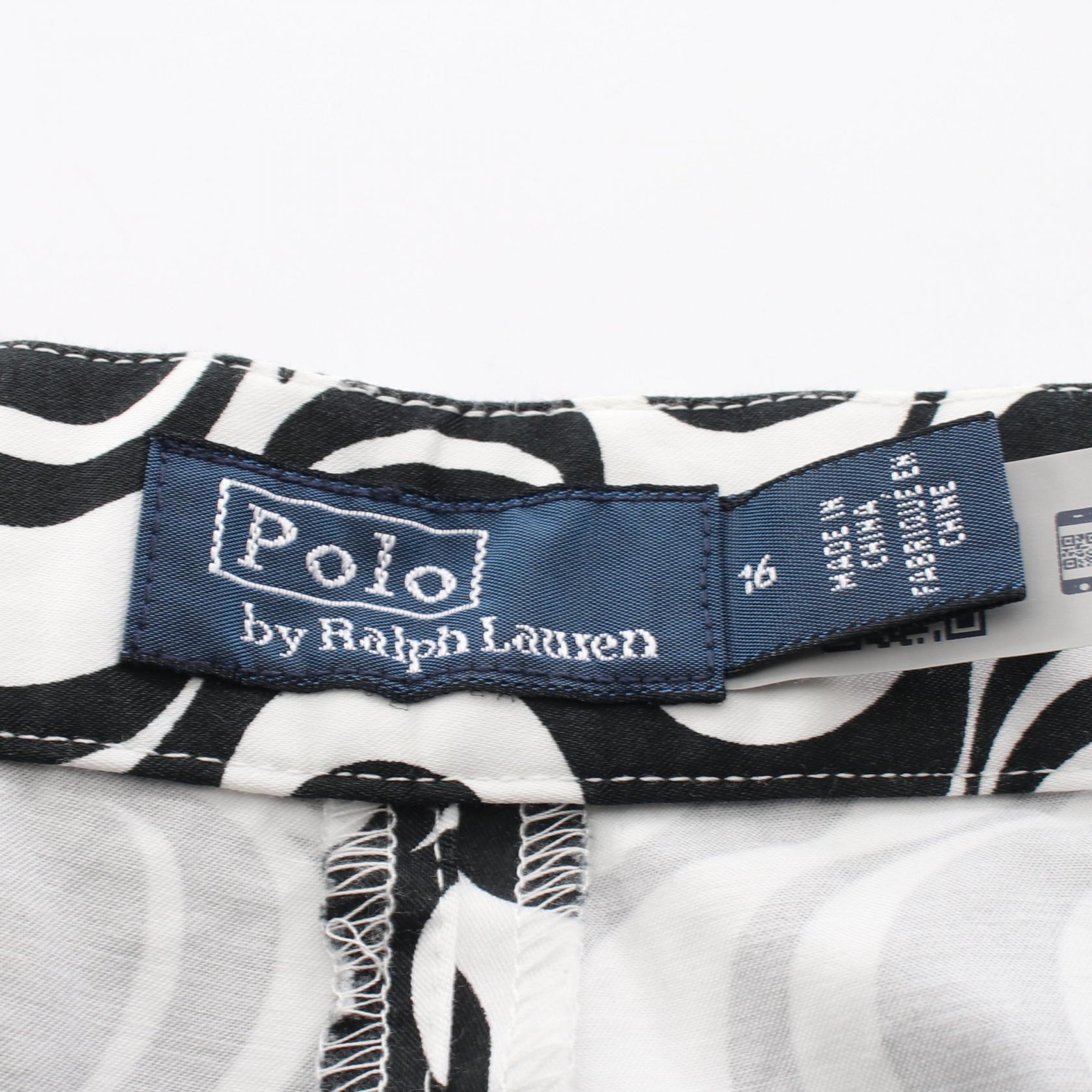 ラルフローレン Graphic-Motif Sateen パンツ