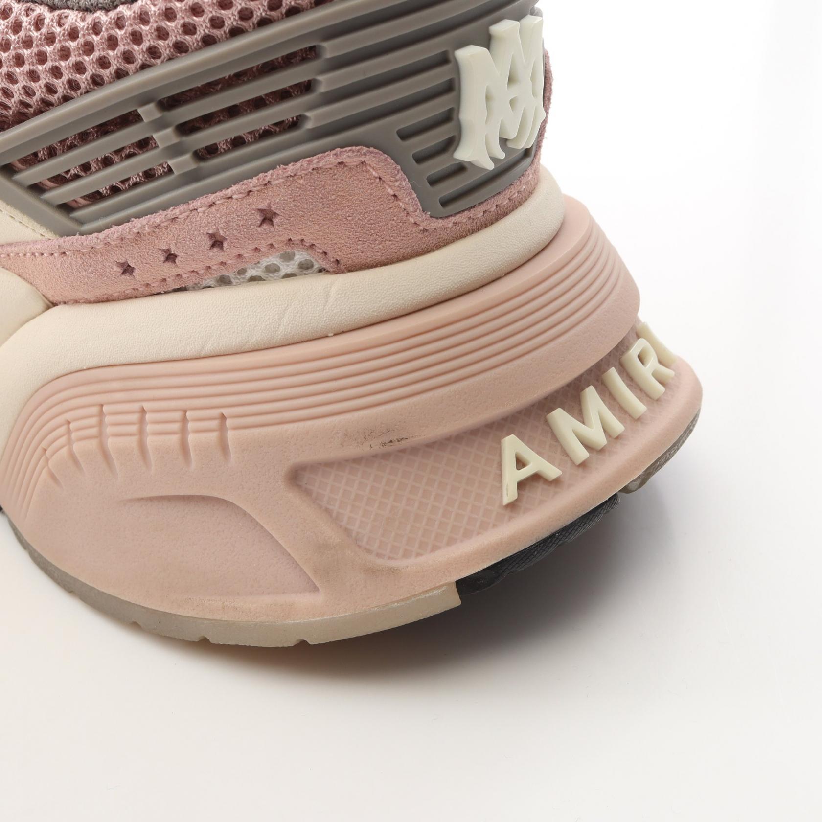 アミリ MA RUNNER レザー ファブリック スニーカー