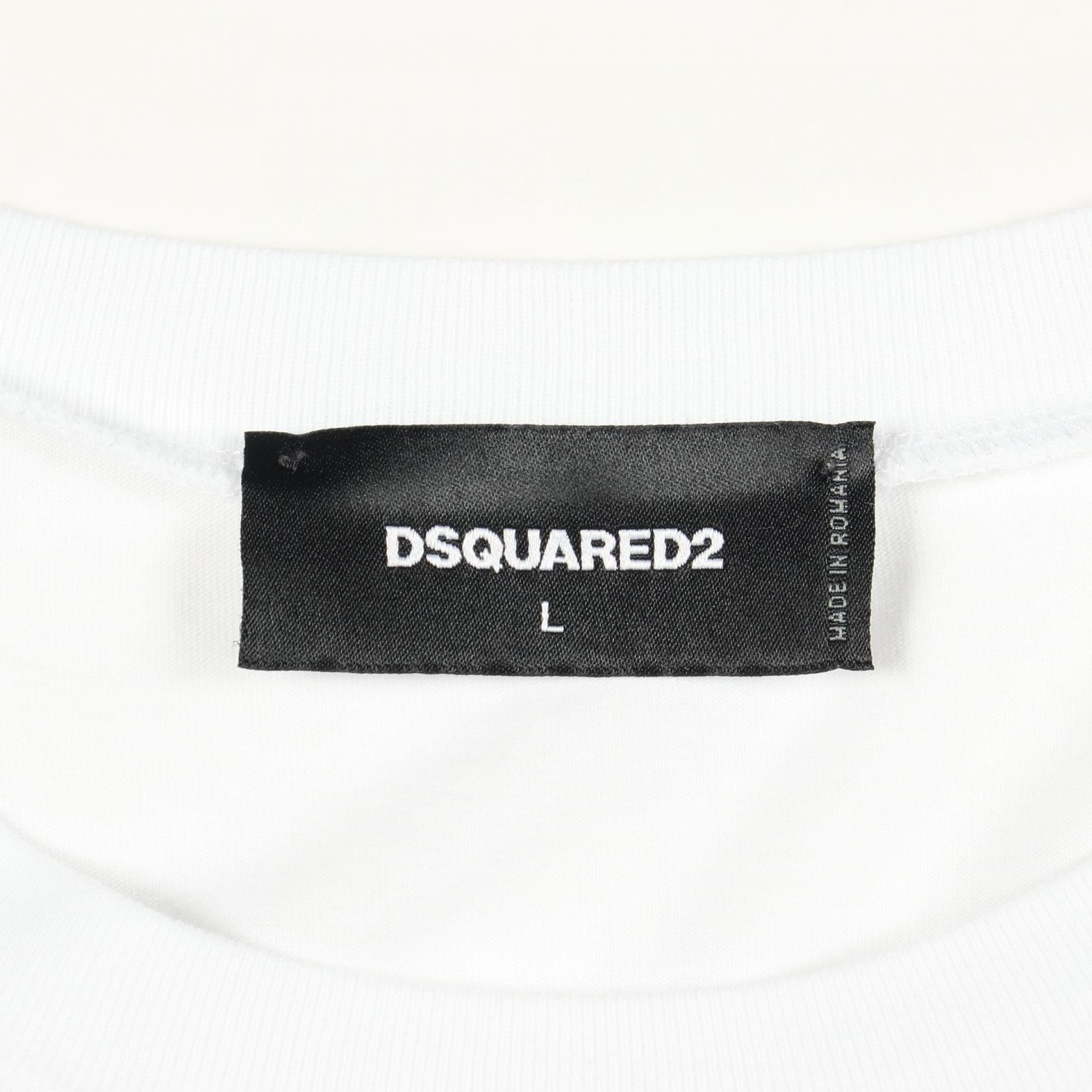 ディースクエアード コットン長袖Tシャツ