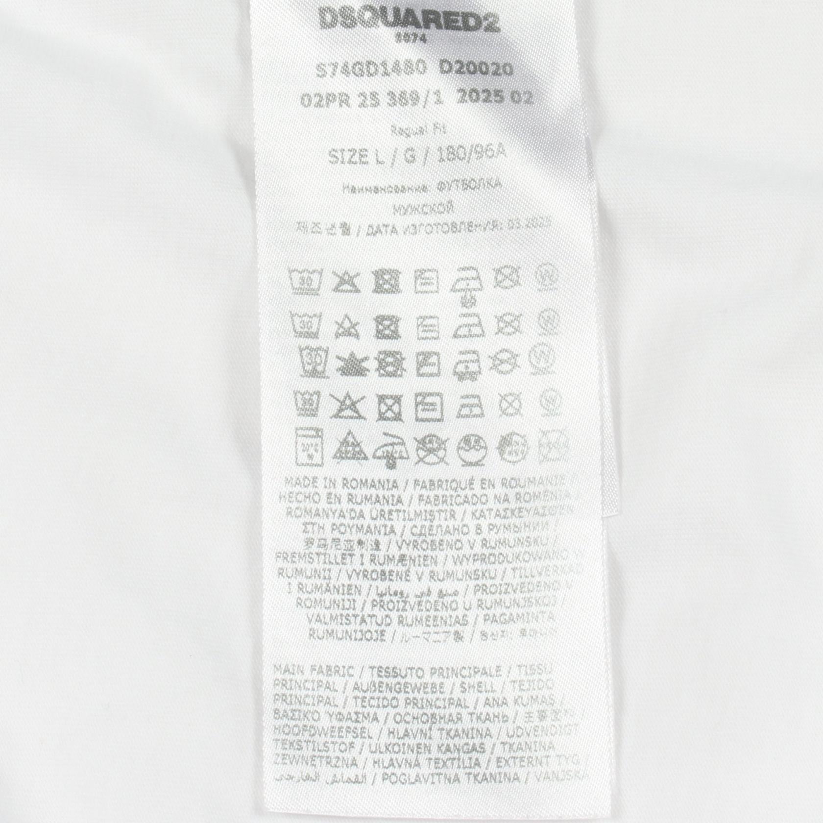 ディースクエアード コットン長袖Tシャツ