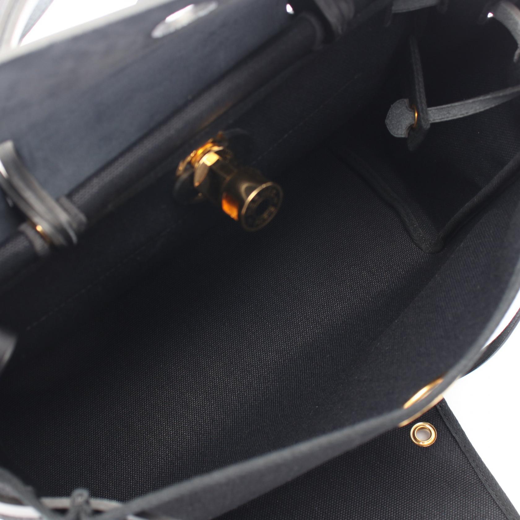 エルメス エールバッグジップPM トワルミリタリー ヴァッシュハンター ハンドバッグ