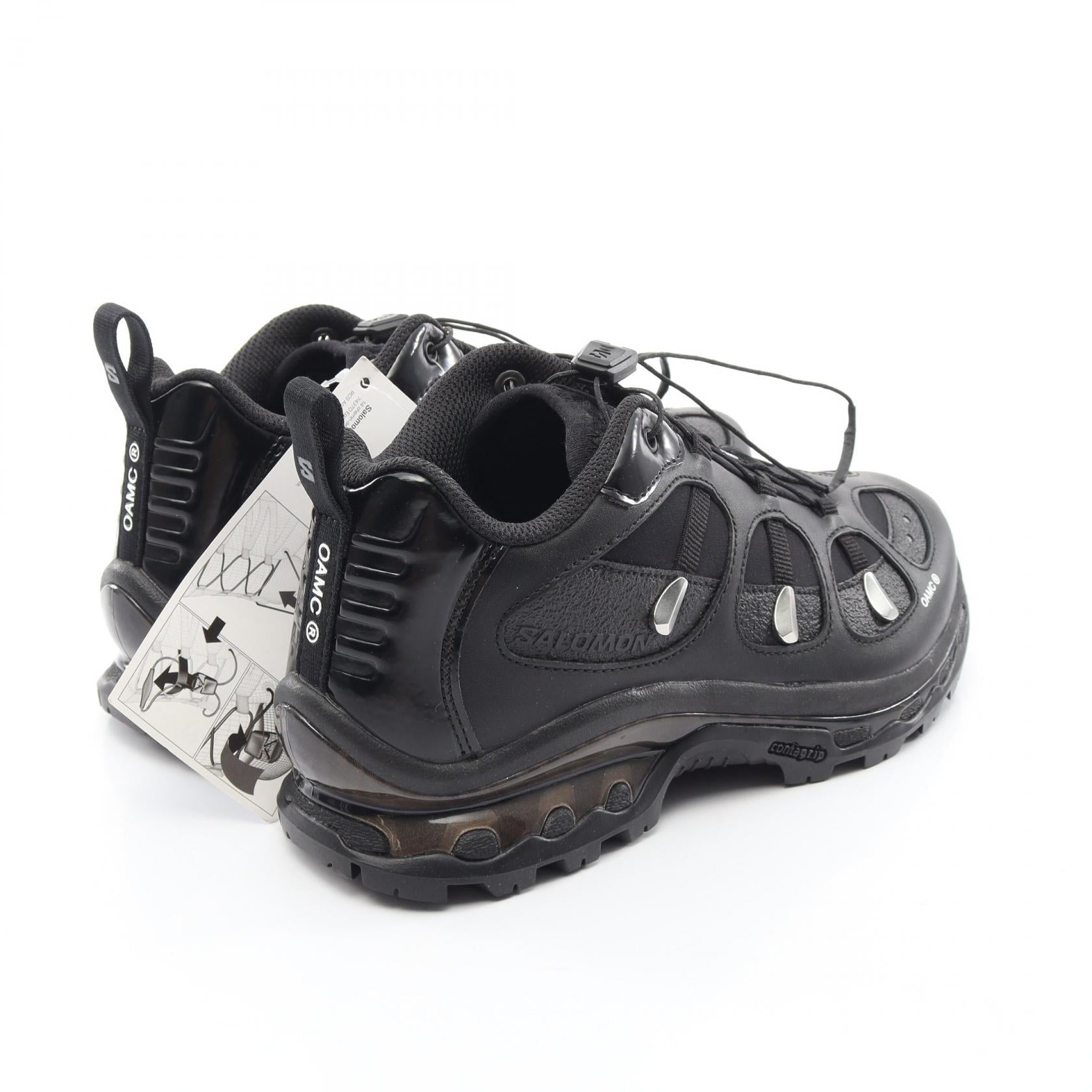 オーエーエムシー OAMC × SALOMON XT-QUEST レザー スニーカー