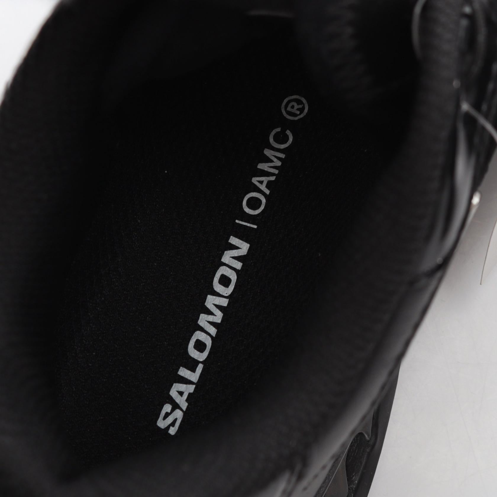 オーエーエムシー OAMC × SALOMON XT-QUEST レザー スニーカー