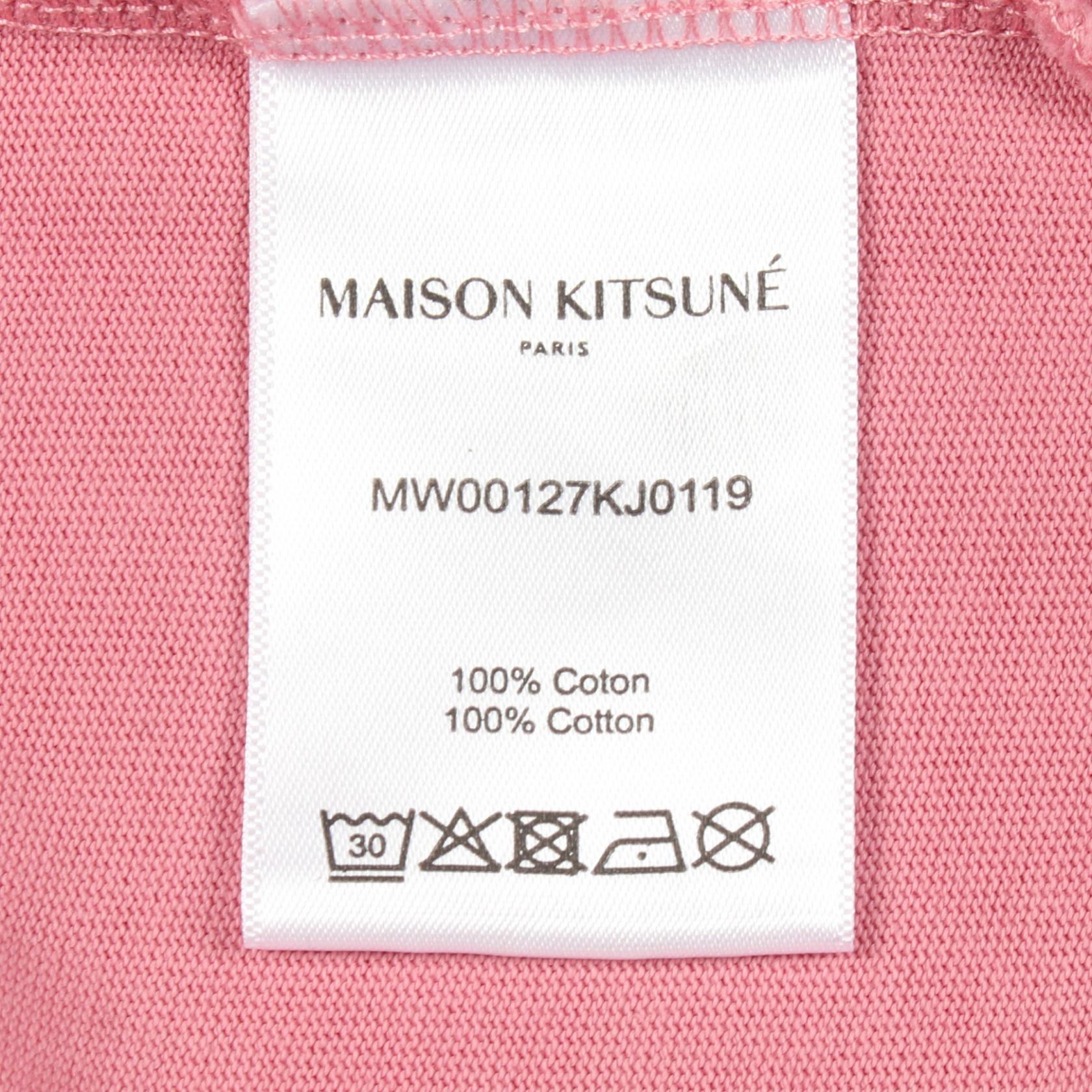 メゾンキツネ BOLD FOX HEAD PATCH COMFORT コットンTシャツ
