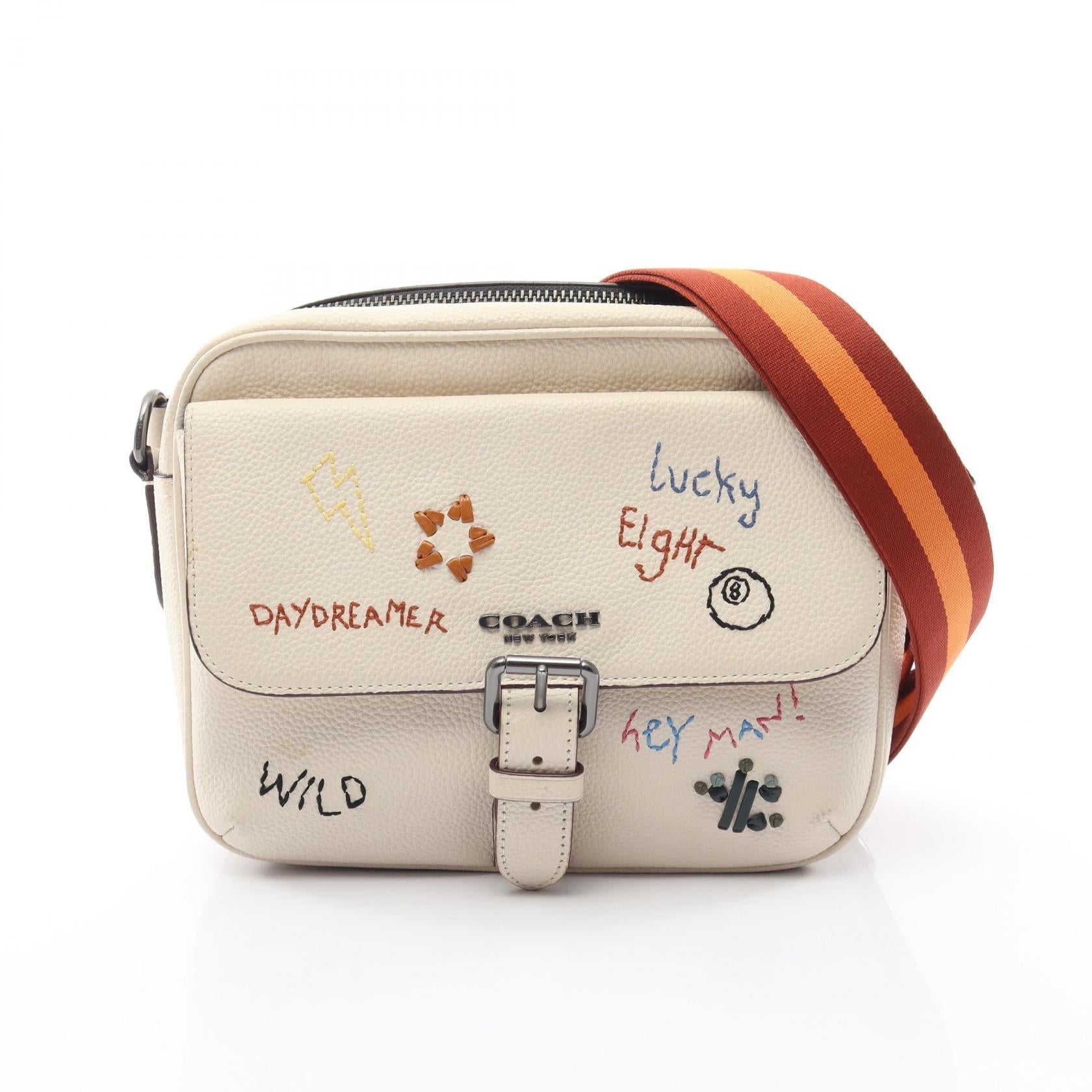 コーチ Hudson Diary レザーショルダーバッグ