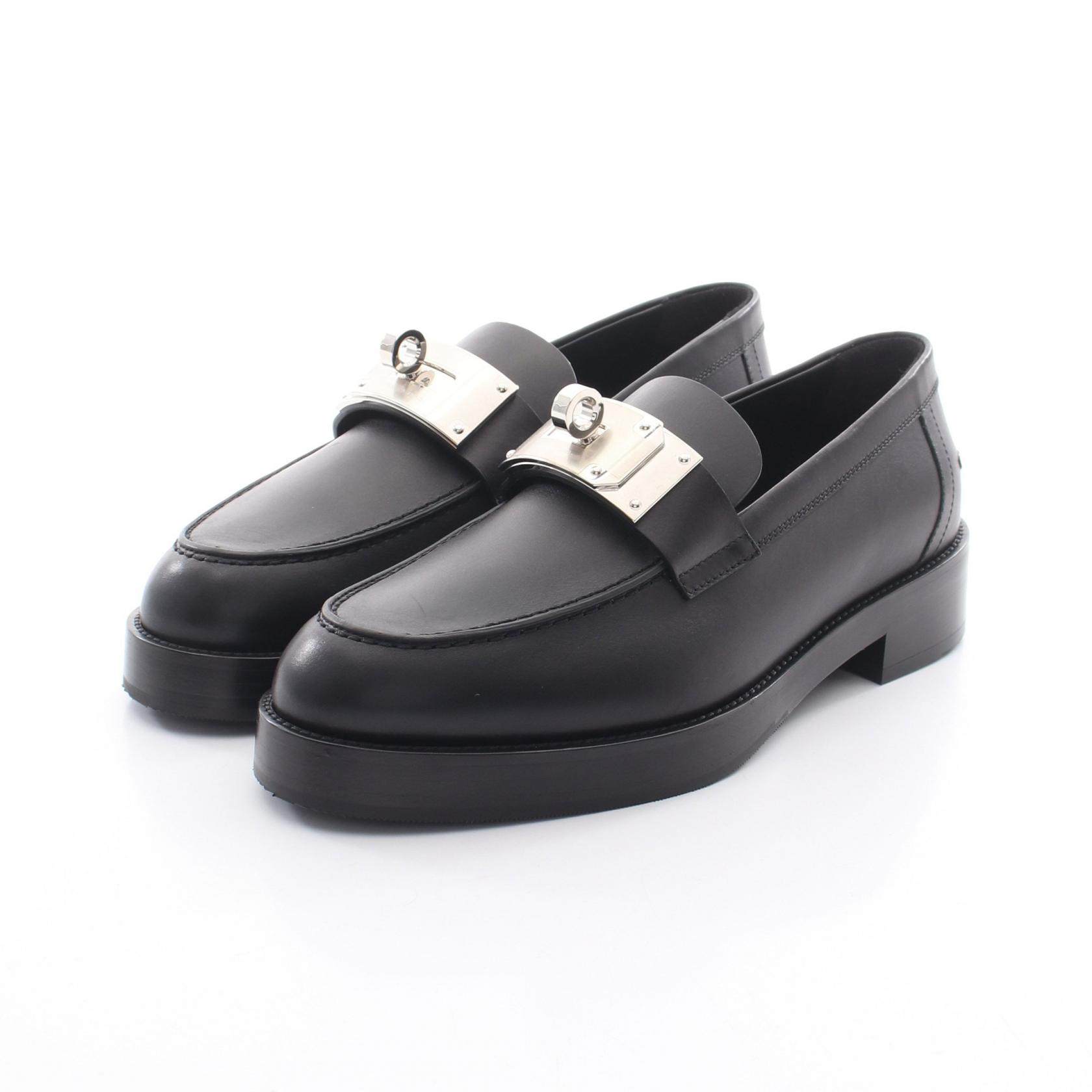 エルメス モカシンホット レザーローファー