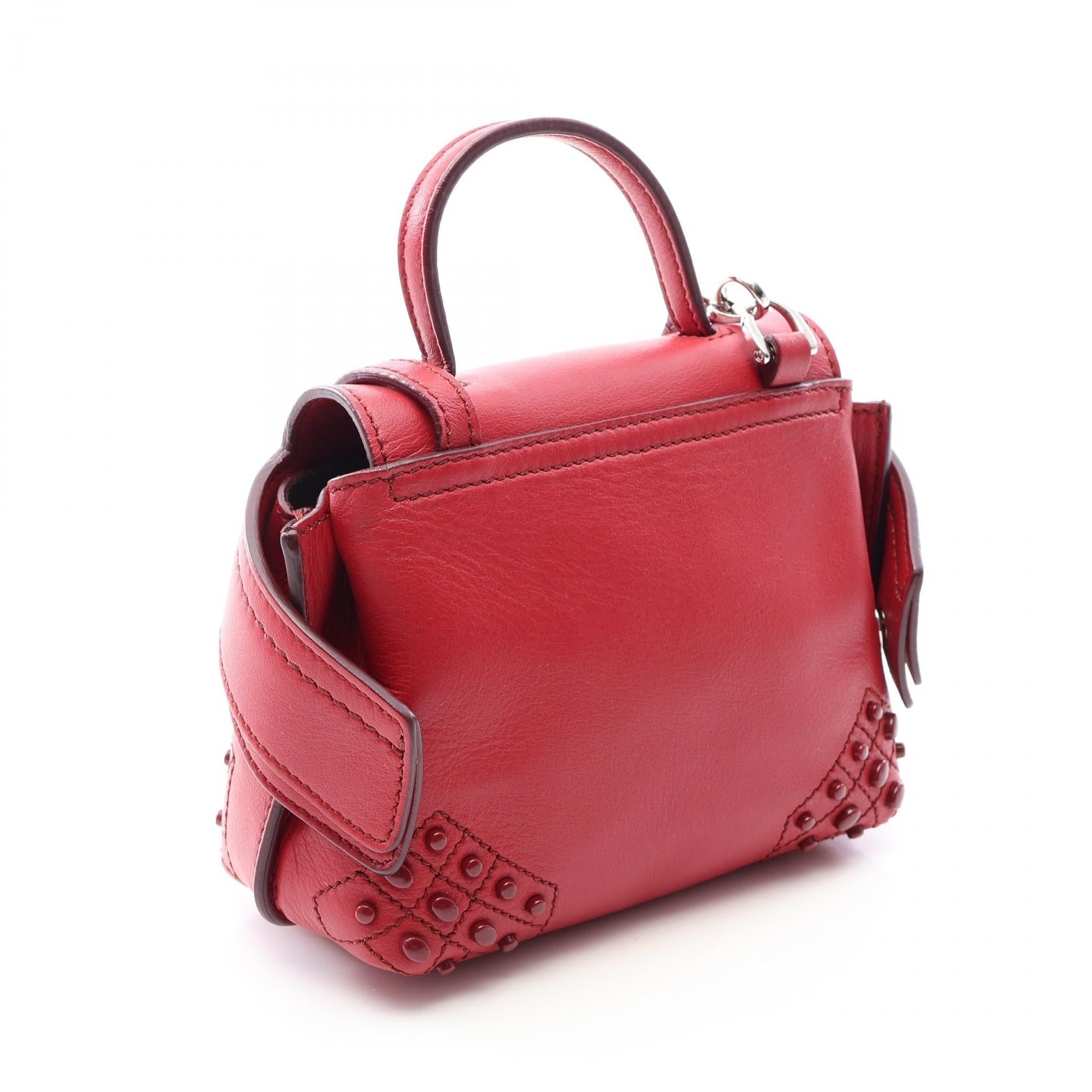 トッズ WAVE BAG レザー ミニ2wayハンドバッグ