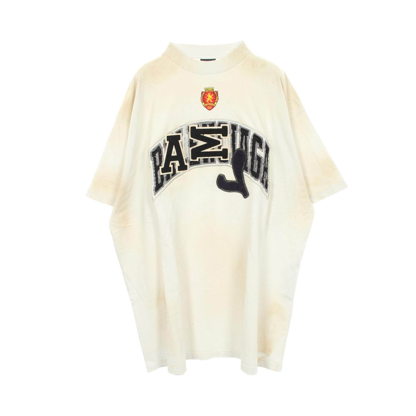 バレンシアガ Crash Dust Patch Tee コットンTシャツ
