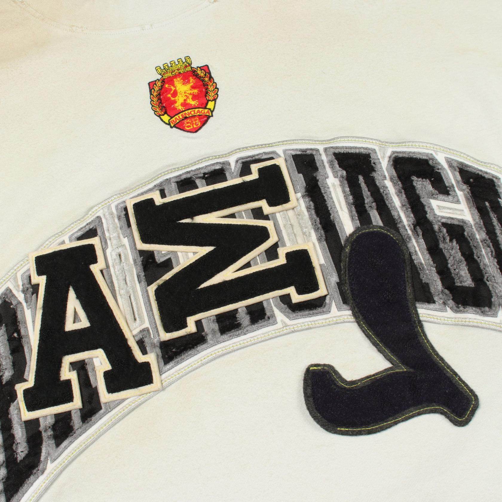 バレンシアガ Crash Dust Patch Tee コットンTシャツ