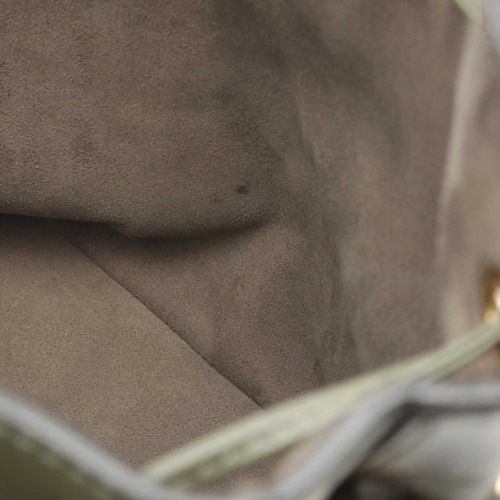 フェンディ モン トレゾール レザー ハンドバッグ