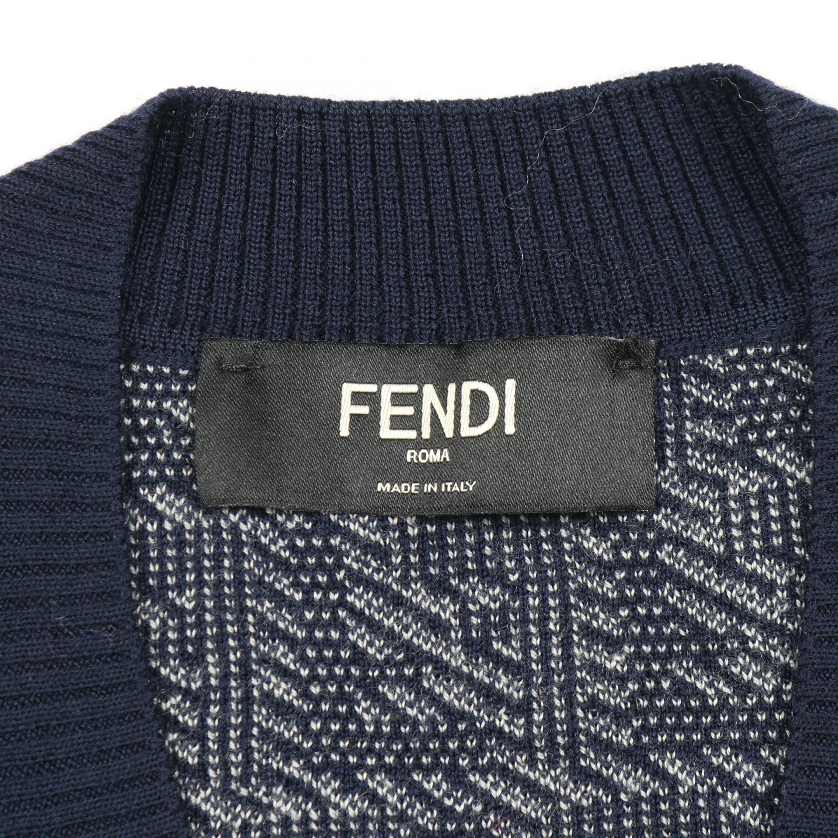 フェンディ FFロゴ ウールカーディガン