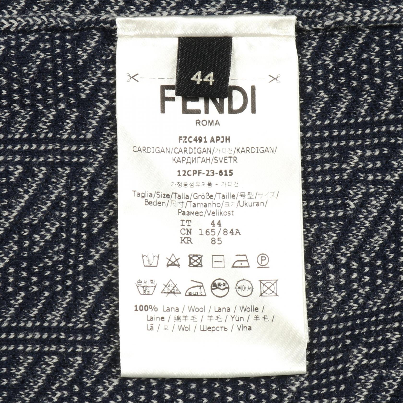 フェンディ FFロゴ ウールカーディガン