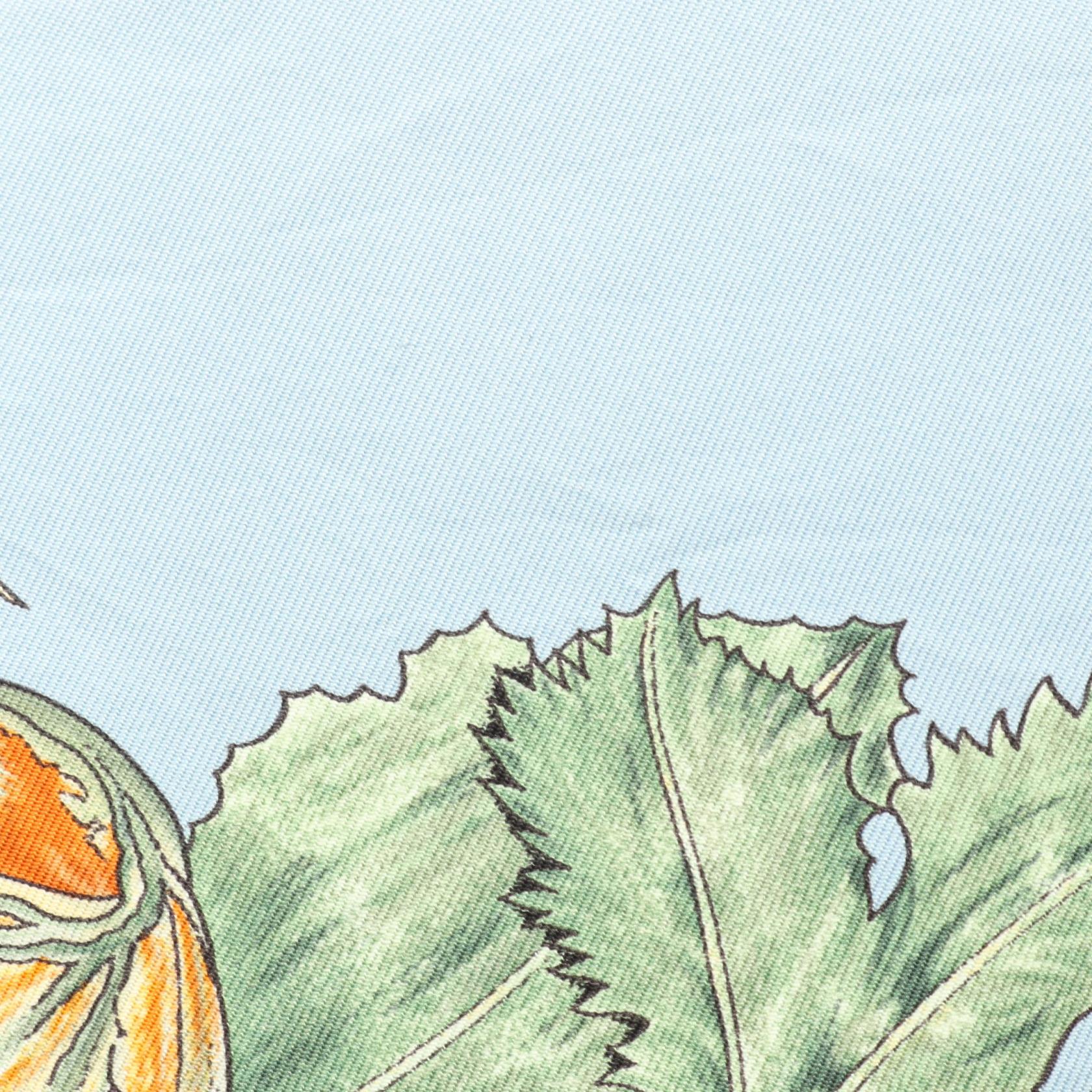 エルメス カレ90 CITROUILLES ET COLOQUINTES シルクスカーフ