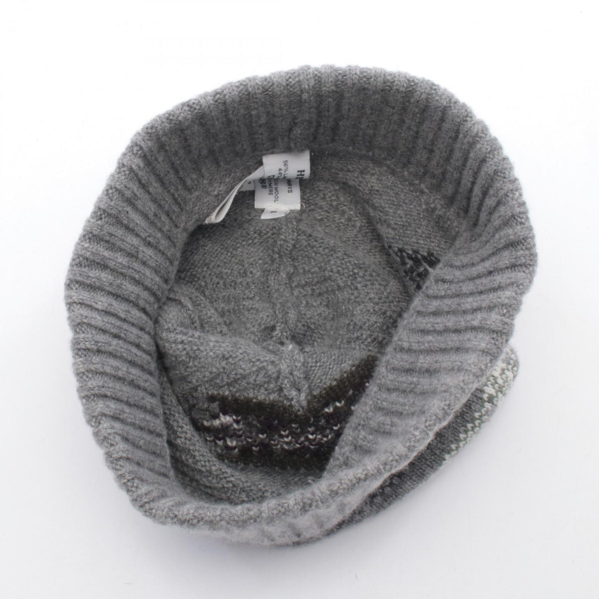 エルメス セリエボタン ウールカシミヤニットキャップ