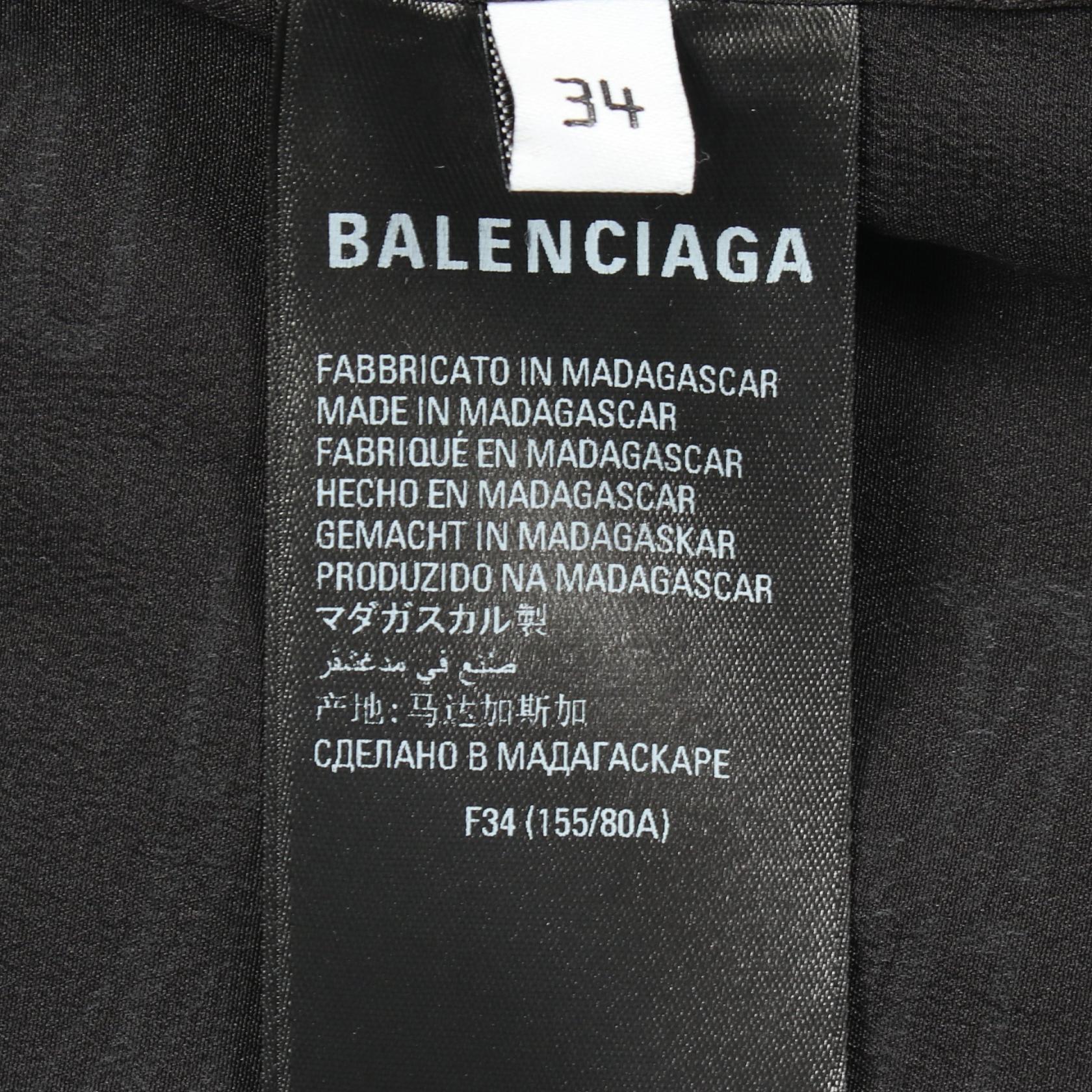 バレンシアガ シルクトップス