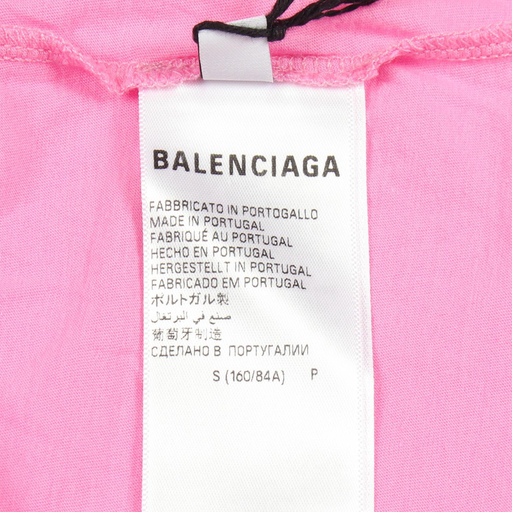 バレンシアガ コットン 半袖Tシャツ
