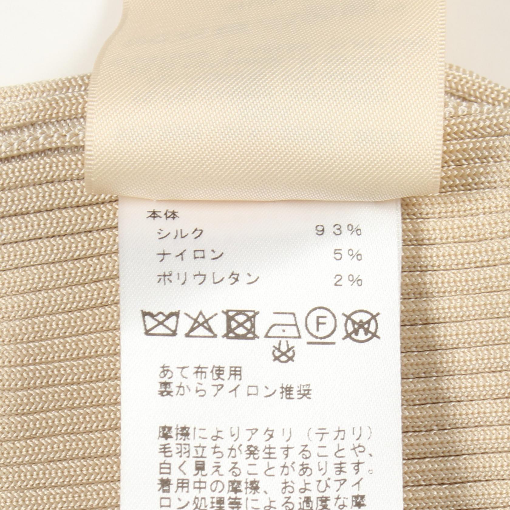 エルメス ショートドレス ロングスリーブ ワンピース シルク 34