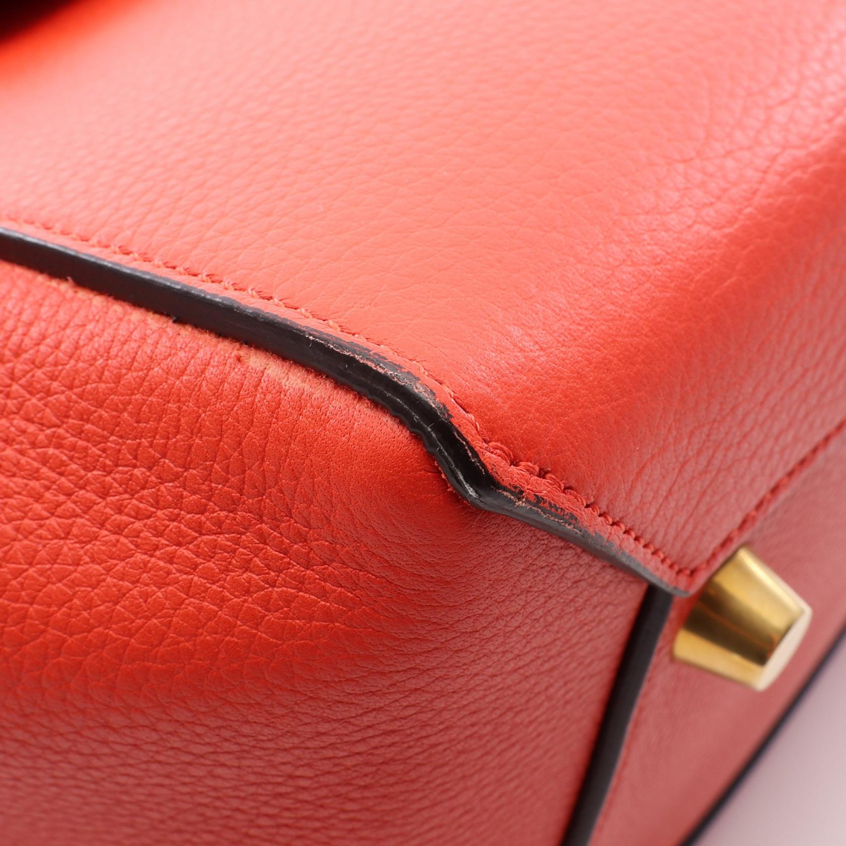 セリーヌ BELT BAG MINI レザー ハンドバッグ