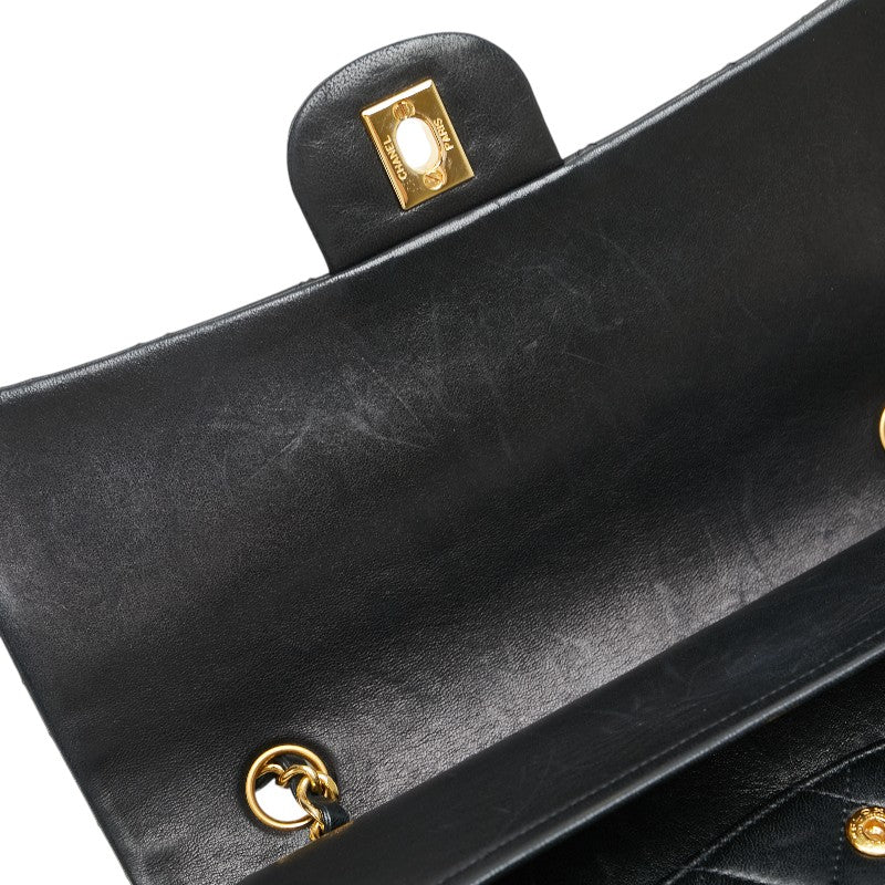 シャネル マトラッセ25 ラムスキン ダブルフラップバッグ