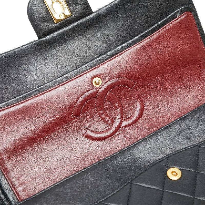 シャネル マトラッセ25 ラムスキン ダブルフラップバッグ