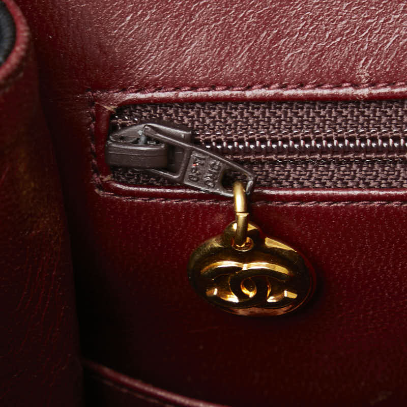 シャネル マトラッセ25 ラムスキン ダブルフラップバッグ