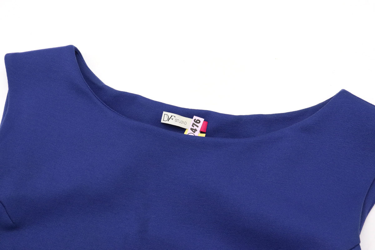 DF スタジオ ダイアン フォン ファステンバーグ ドレス ブルー