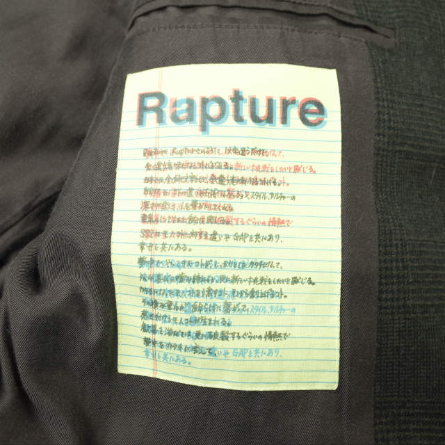 SSZ KATA PAD JKT M ブラウン チェック テーラード ジャケット