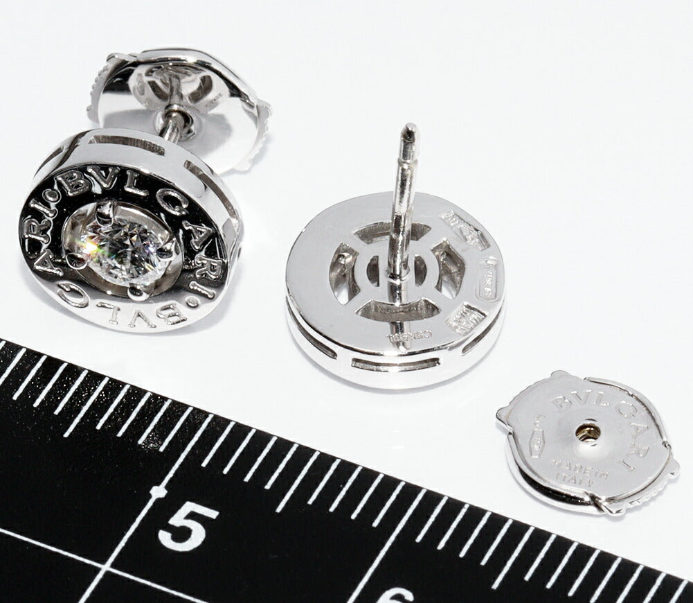 ブルガリ ブルガリブルガリ ダイヤピアス 18K WG