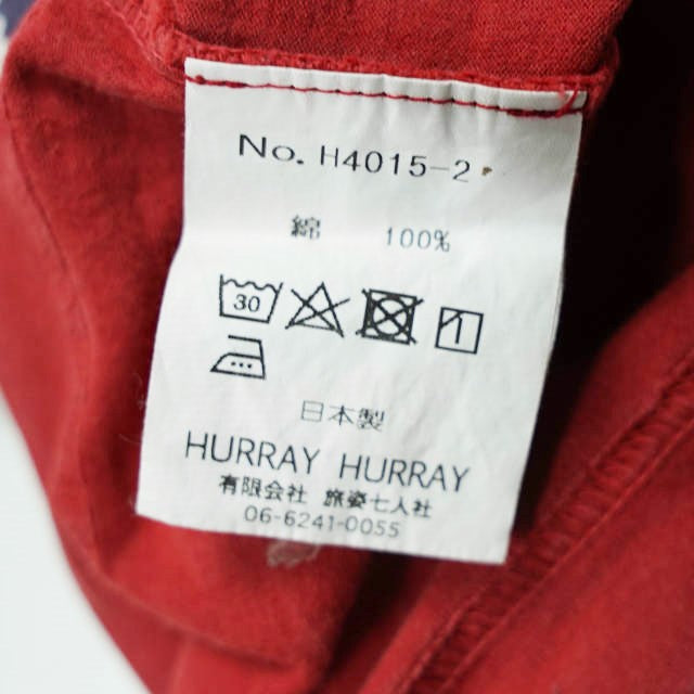 HURRAY HURRAY サイド パネル プリント Tシャツ