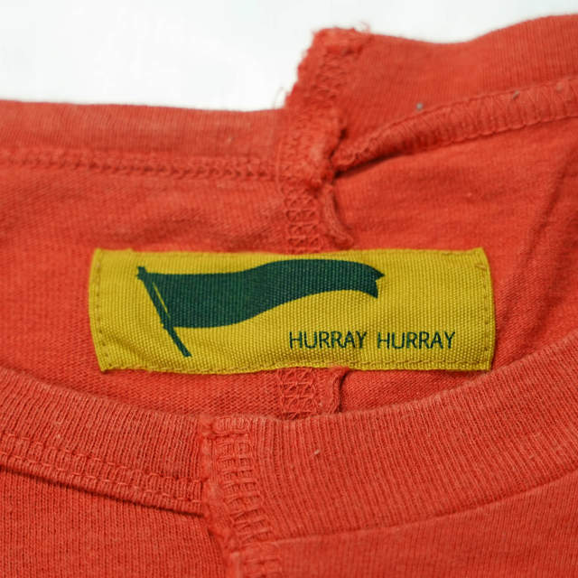 HURRAY HURRAY リメイク ポケット Tシャツ コットン Tシャツ
