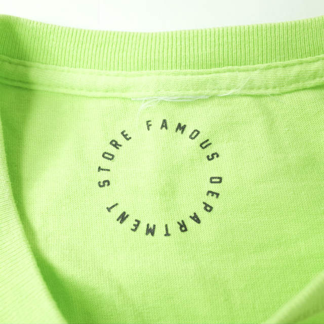 FAMOUS DEPARTMENT STORE プリント コットン Tシャツ