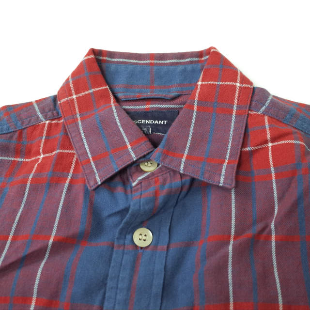 DESCENDANT MILPITAS チェック LS シャツ