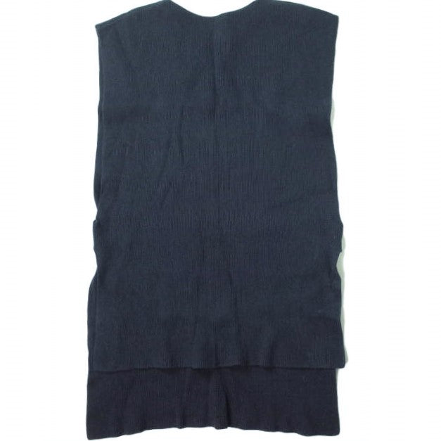 6(ROKU)ビューティーアンドユースユナイテッドアローズ AZE KNIT VEST ニットベスト