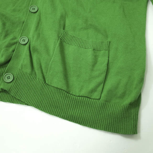 anThem NOTE ロゴ コットン ニット カーディガン