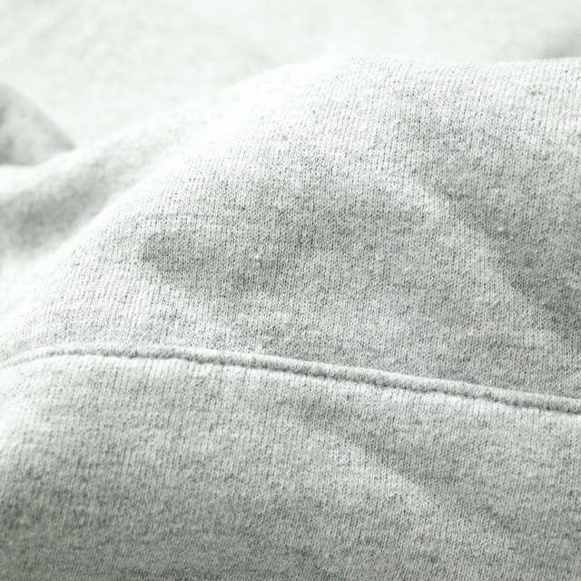 Champion V ガセット スウェット プルオーバー フーディー グレー