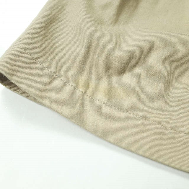 Ray BEAMS リボン タック ワイド ショーツ コットン