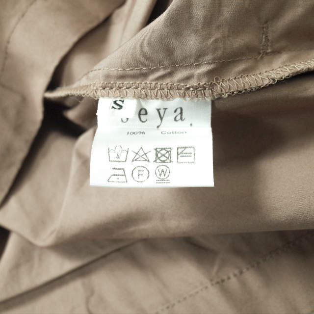 seya. ライトブルゾン コットンジャケット