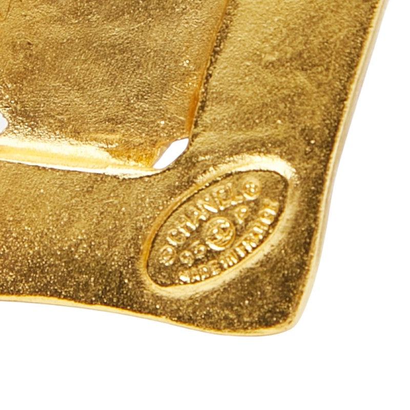 シャネル ココ マーク ハート サークル ブローチ