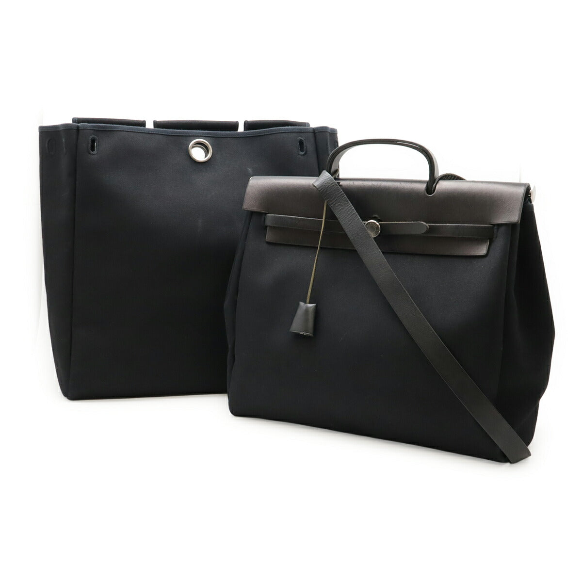 エルメス エールバッグMM トワルオフィシエ レザー 2WAYバッグ
