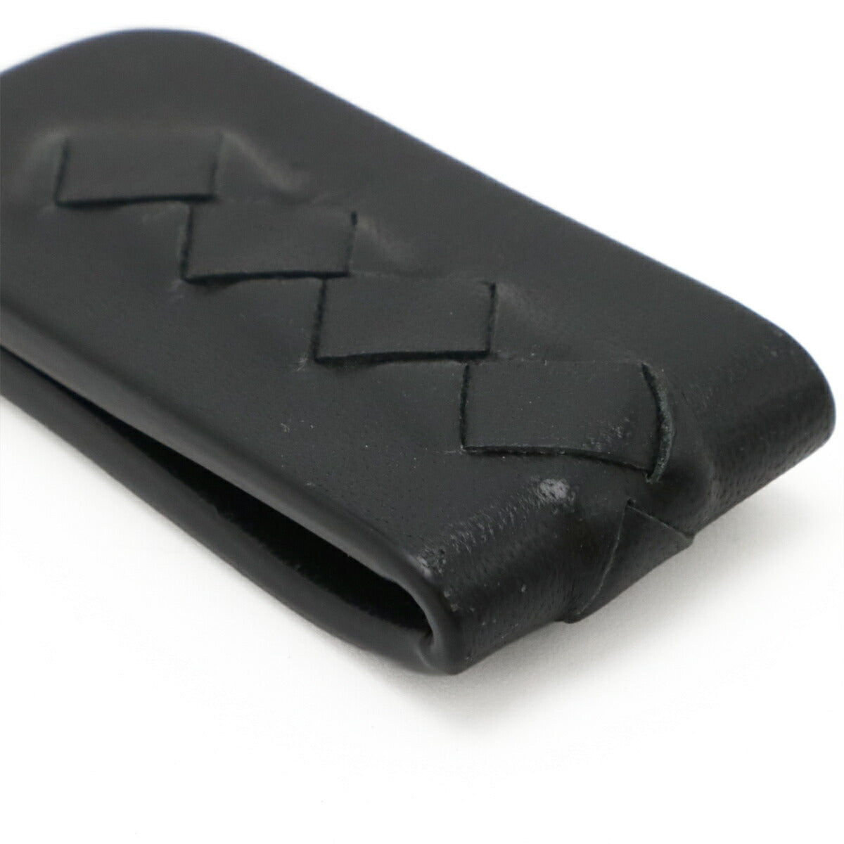 ボッテガ・ヴェネタイントレチャートレザー マネークリップ