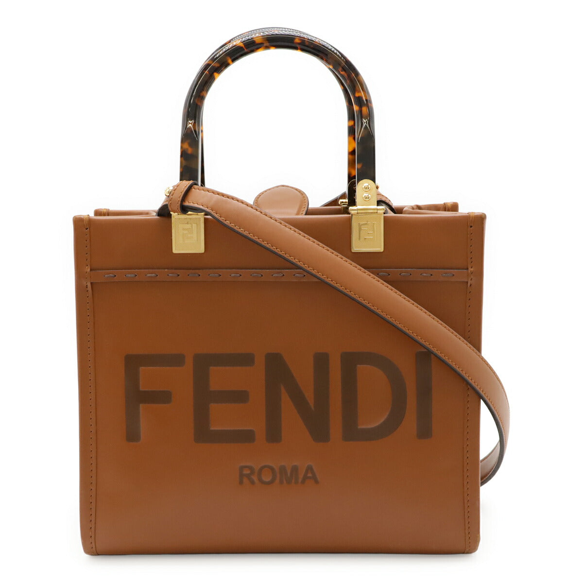フェンディ サンシャインスモール レザー2wayバッグ