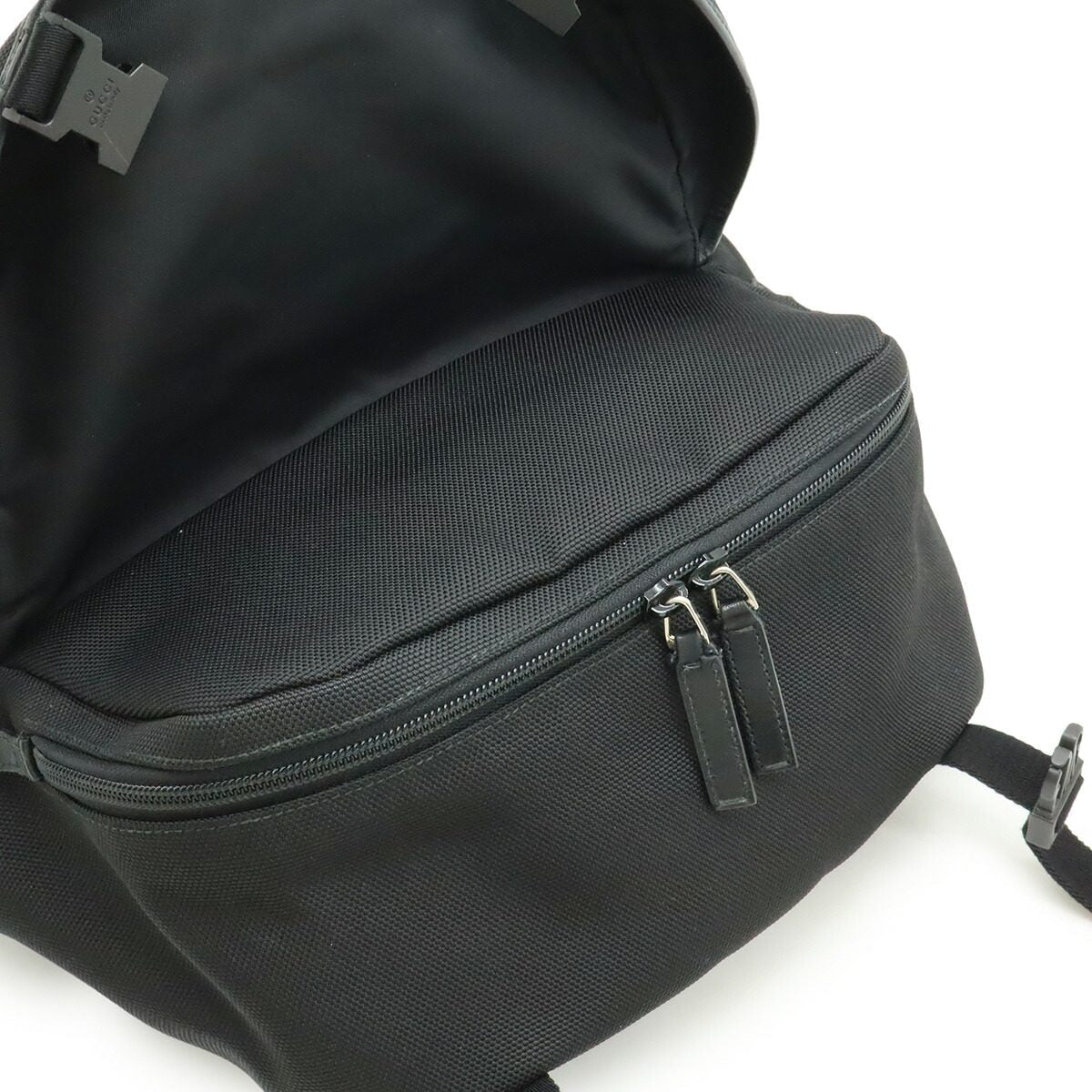 グッチ シェリーライン ナイロンキャンバス レザー2wayショルダーバッグ