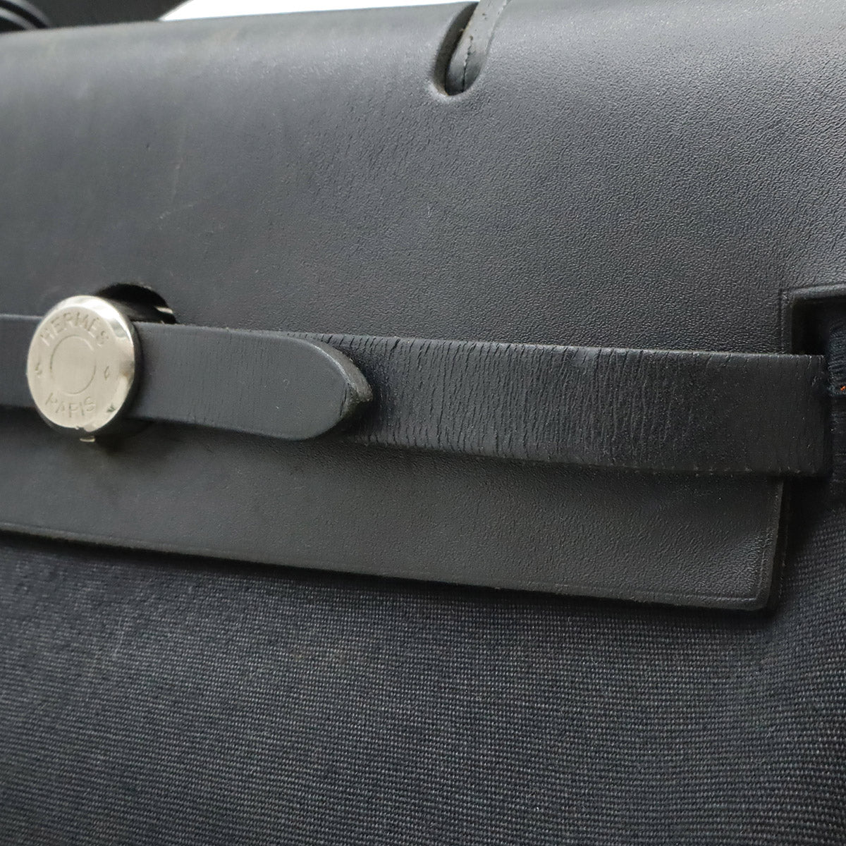 エルメス エールバッグPM トワルオフィシエ レザー 2WAYハンドバッグ