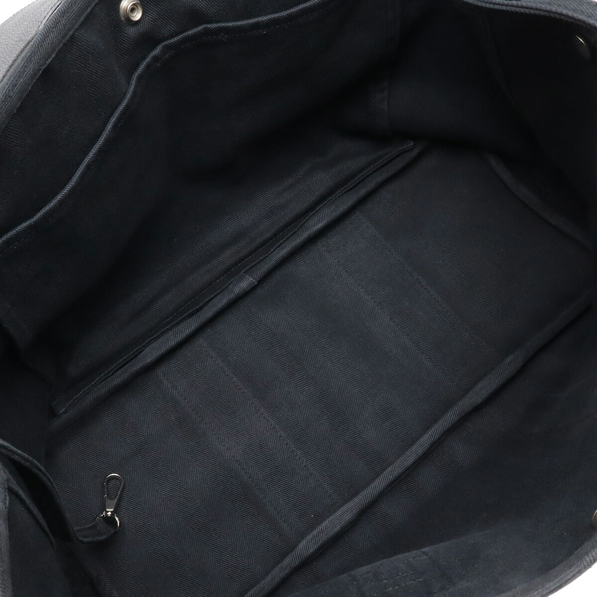 エルメス ヴァルパライソMM トワルシェブロン レザー ハンドバッグ