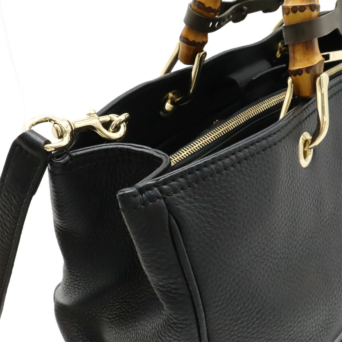 グッチ バンブーショッパー レザー2wayバッグ